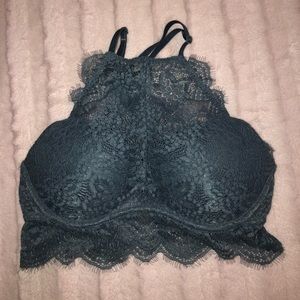 Victoria’s Secret (Pink) Gray High Neck Bralette